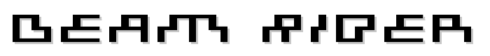 Beam Rider Expanded font